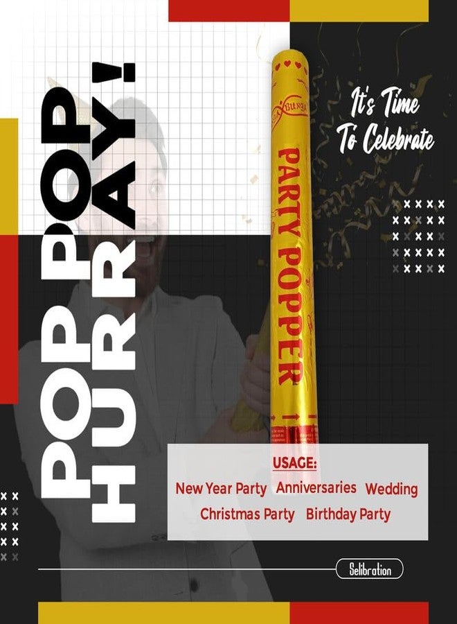 Selibration مفرقعات حفلات عيد الميلاد على شكل قلب (عبوة من 4 قطع) | مفرقعات حفلات الزفاف وغيرها من الاحتفالات (30 سم تقريبًا) - Image 4